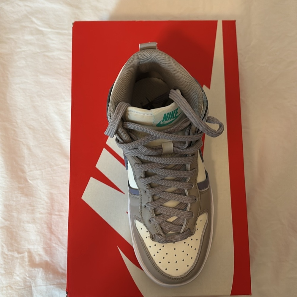 Nike Dunk High Up Iron Purple – Lightly Worn– Size 5 Women’s - Picture 11 of 14